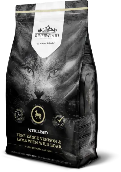 Riverwood Cat Sterilised Venison, Lamb with Wild Boar 6 kg