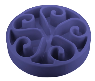 Eat Slow Live Longer anti schrokbak Blauw Small