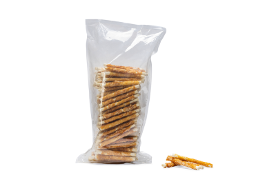 Beeztees Culinair Kauwstaafje met kip. Bulk 162 stuks 12,5 cm.
