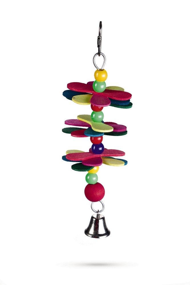 Beeztees houten vogelspeeltje Tringle 25 cm