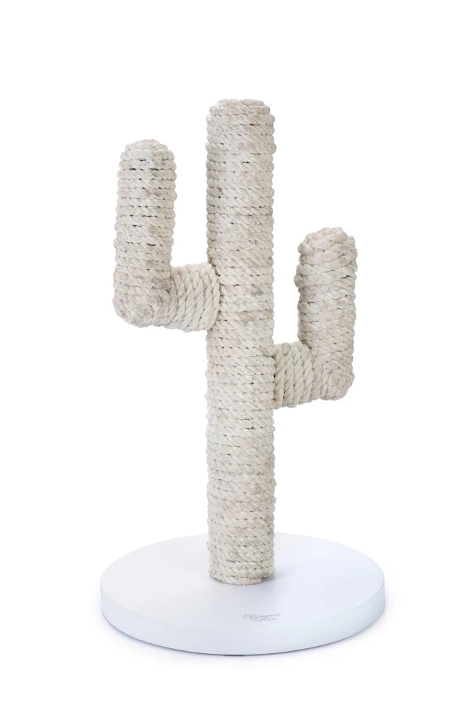 Designed by Lotte Houten Krabpaal Cactus Wit 35 x 35 x 60 cm