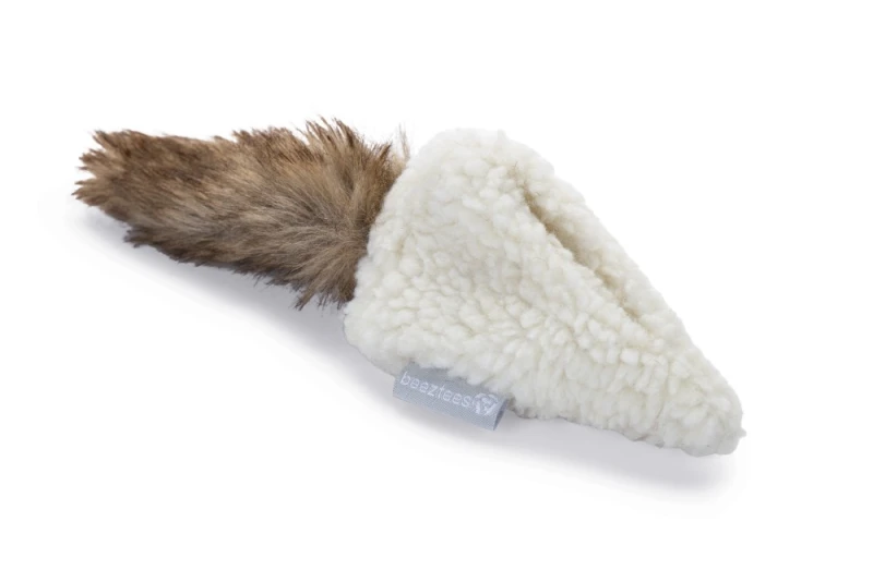 Beeztees kattenspeeltje Catnip Kussen Yeti Wit 20 cm