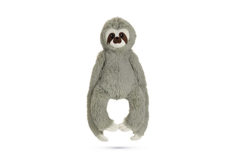 Beeztees Pluche hondenspeeltje Luiaard Mees Grijs 34 cm