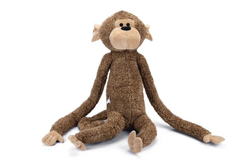 Beeztees Pluche hondenspeeltje Aap Vik XL Bruin 80 cm