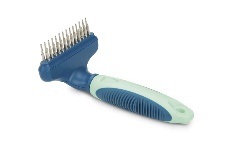 Beeztees roskam met dubbele rij roterende tanden breed 15 cm