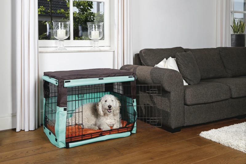 Beeztees benchhoes Benco. bruin, mint. 63 x 55 x 61 cm.