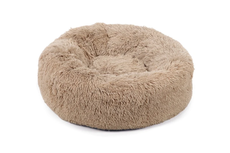 Beeztees Pluche hondenmand Yali Beige 70 cm