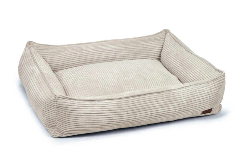 Designed by Lotte hondenmand Ribbed Lichtgrijs 95 x 80 cm 