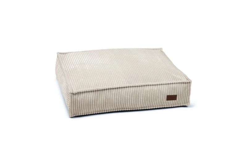 Designed by Lotte hondenkussen Ribbed Lichtgrijs 70 x 55 cm 