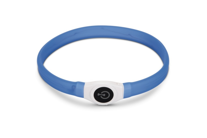Beeztees LED Halsband Glowy Blauw