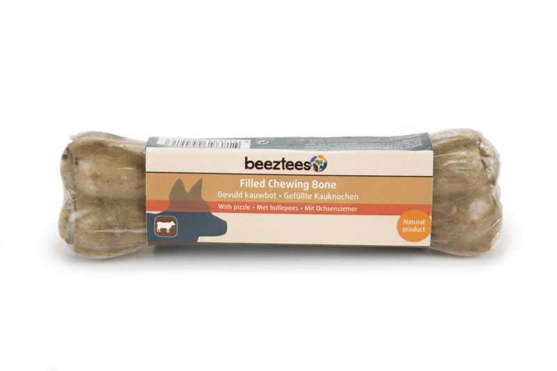 Beeztees gevuld kauwbot M Bullepees 15 cm