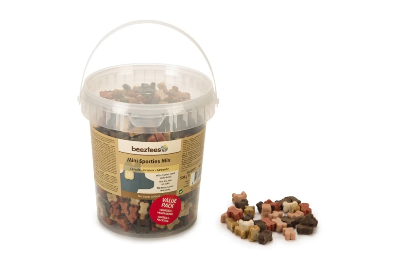 Beeztees Mini Sporties Mix Voordeelverpakking 500 gram