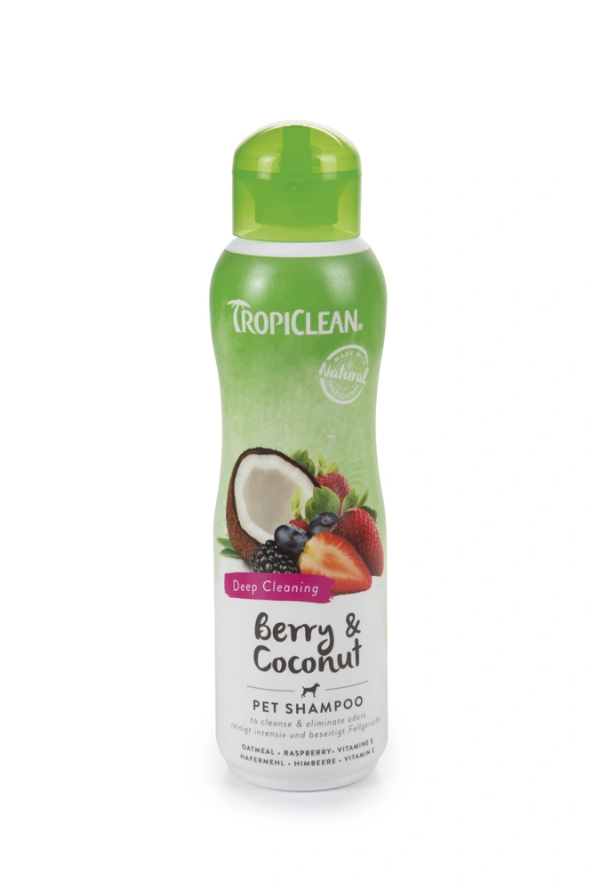 Tropiclean Berry and Coconut shampoo 355 ml.