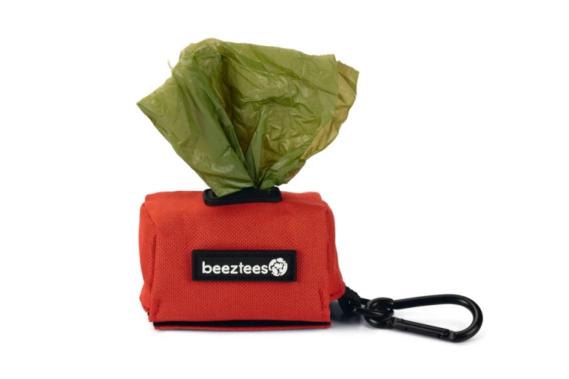 Beeztees poepzakhouder Limpa Rood 7,5 x 3,5 x 4 cm