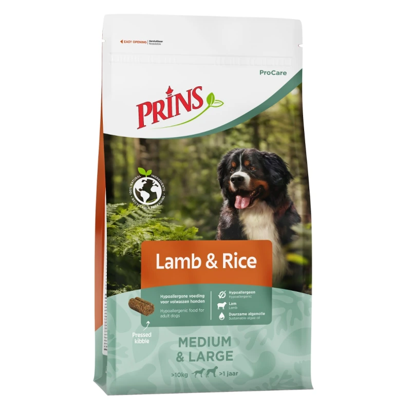 Prins ProCare Lam en Rijst Hypoallergic 12 kg