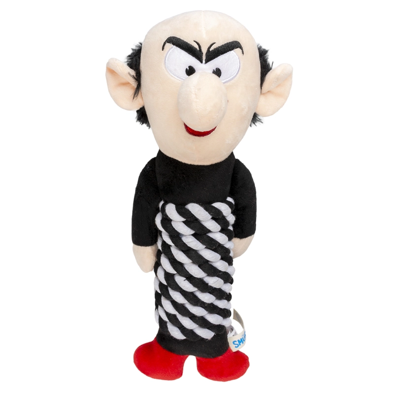 Smurfs Gargamel pluche hondenspeeltje 33 x 13 x 7 cm