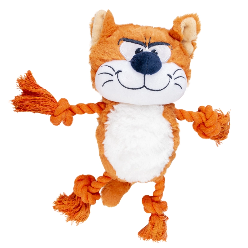 Smurfs Azrael pluche hondenspeeltje oranje 29 x 12 x 6 cm