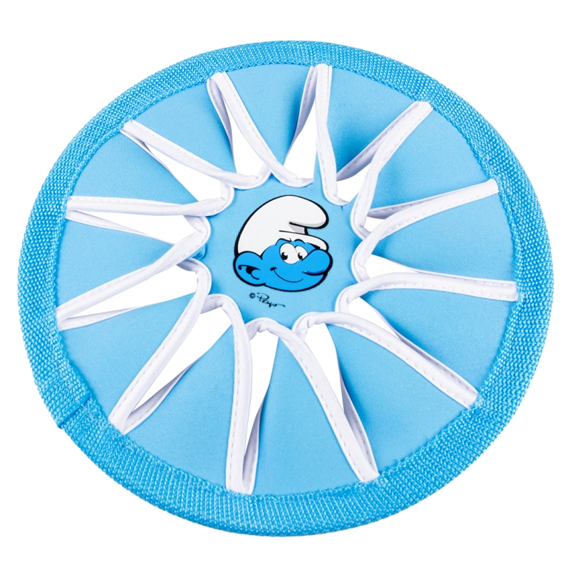 Smurfs Potige Smurf Frisbee blauw 24,5 x 24,5 x 1 cm