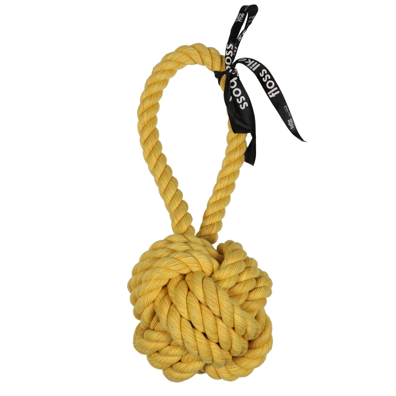 EBI Bite Me flos bal met lus Geel 37 cm