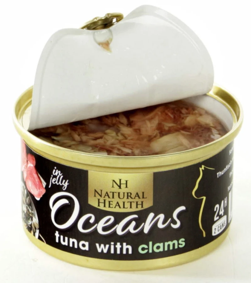 Natural Health Cat natvoer Ocean Tuna & Clams 85 gram