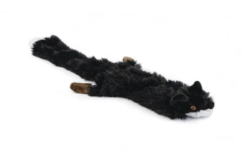 Beeztees Flatino Pluche Vos Zwart 52 cm