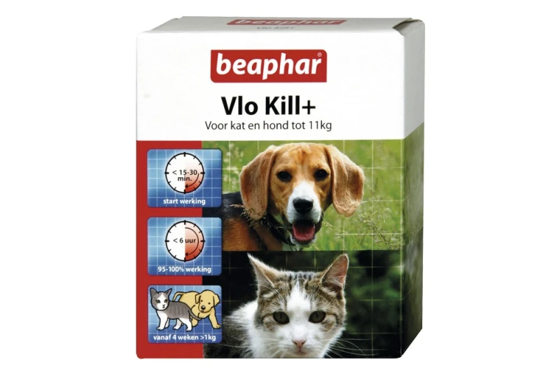 BEAPHAR VLO KILL+ KAT & HOND TOT 11 KG