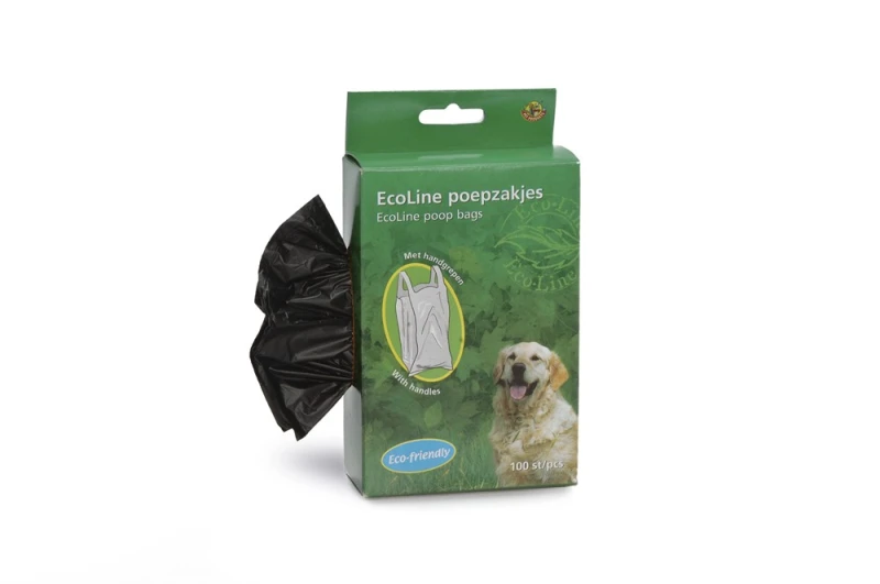 Beeztees Ecoline poepzakje draagbaar 100 stuks