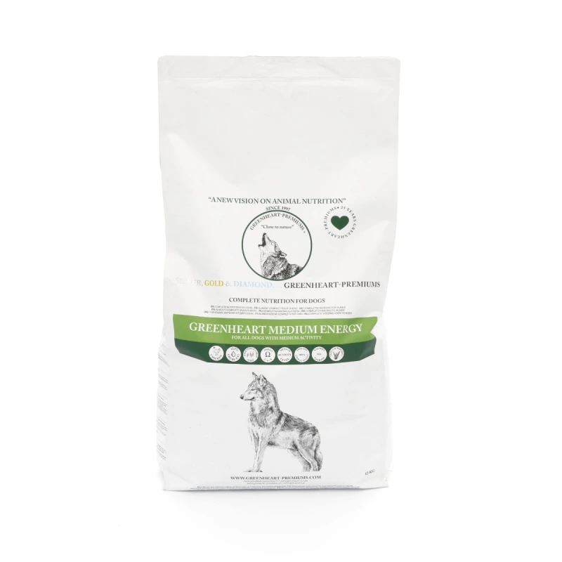 Greenheart hondenvoer Medium Energy 12 kg