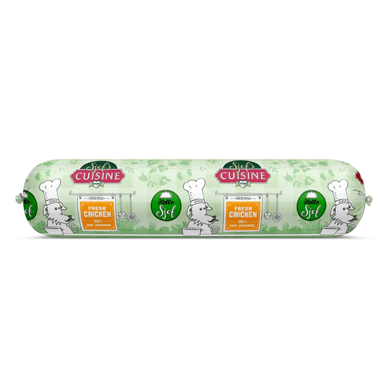 YamiPets Sjef’s Cuisine houdbare hondenworst kip 750 gram
