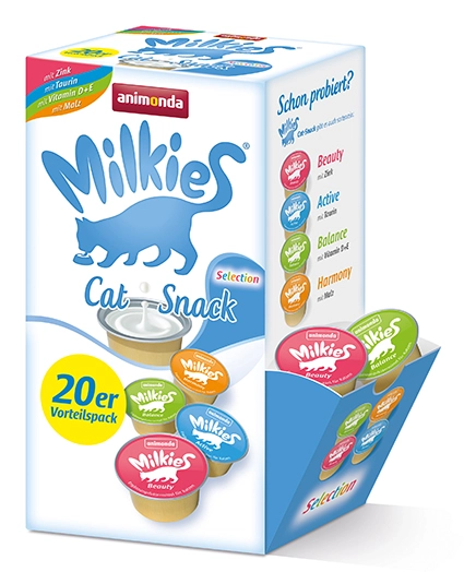Animonda Milkies Kattenmelk Snack Selection Display 20 stuks 15 gram