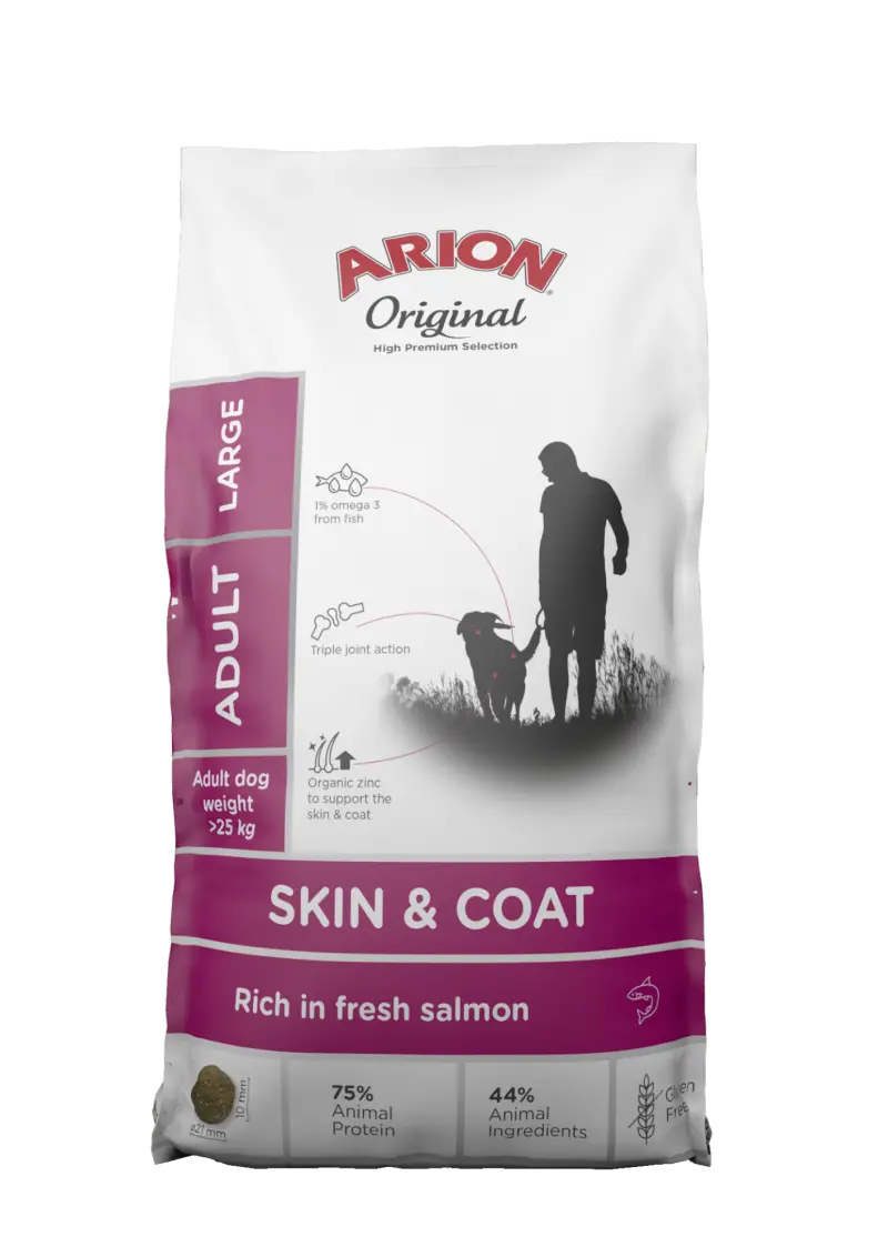 Arion hondenvoer Original Adult Large Skin & Coat 12 kg