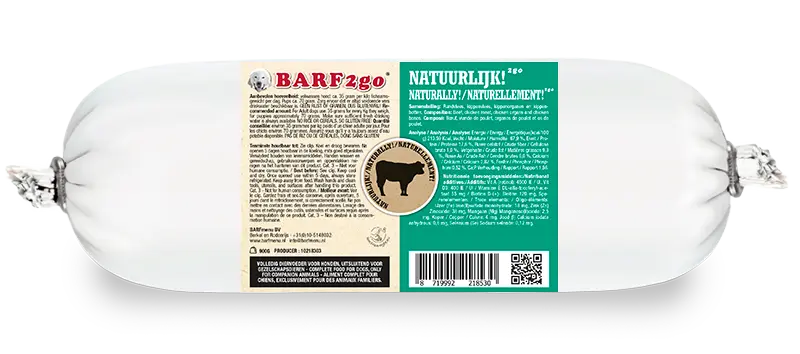 BARF2Go Natuurlijk 900 gram