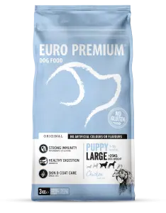 Euro Premium Puppy Large Chicken & Rice 3 kg