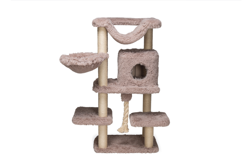 Beeztees Krabpaal Duco Taupe 60 x 45 x 126 cm