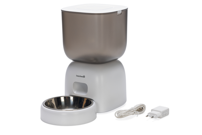 Beeztees Smart Automatische Voerbak Chris 3 L Wit 32 x 32,7 x 8,7 cm