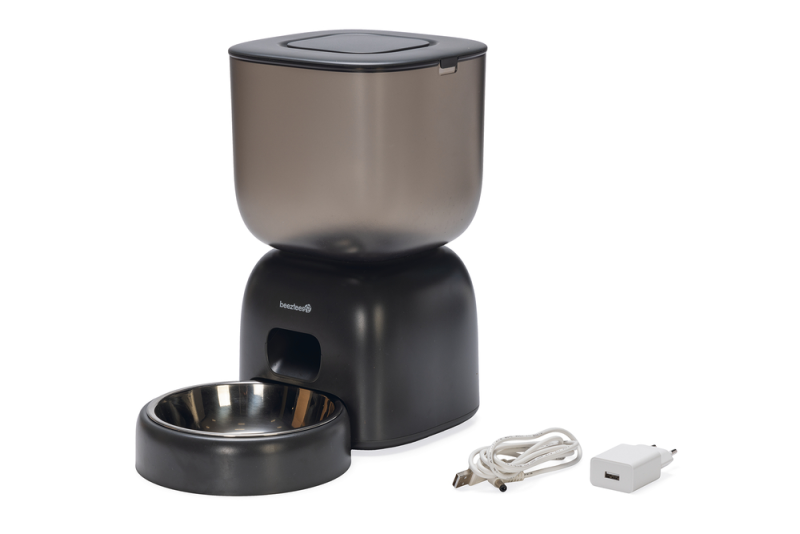 Beeztees Smart Automatische Voerbak Chris 3 L Zwart 32 x 32,7 x 8,7 cm