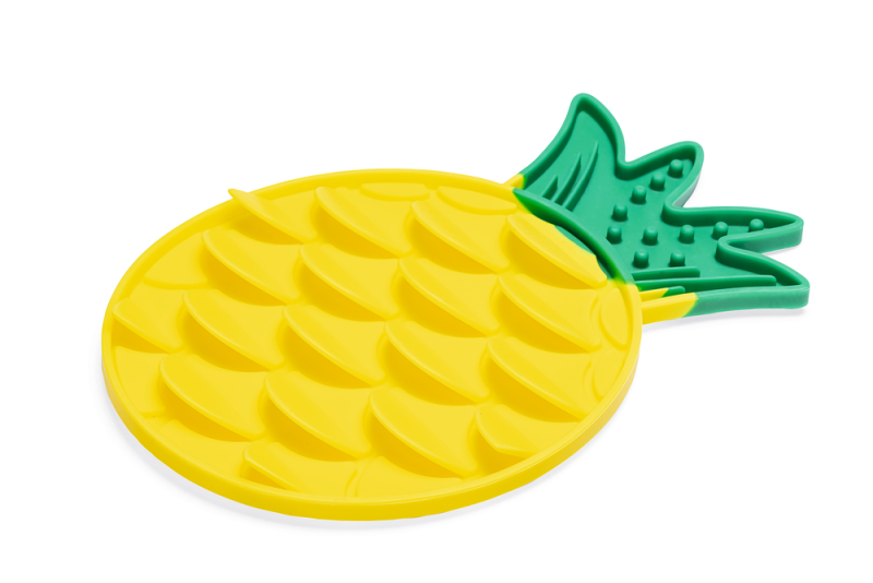 Beeztees Siliconen Likmat Aananas Za Geel 30 x 20 x 3 cm