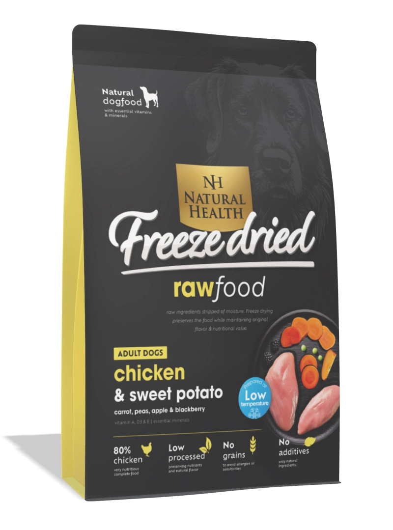 Natural Health hondenvoer Grainfree Freeze Dried Chicken 400 gram