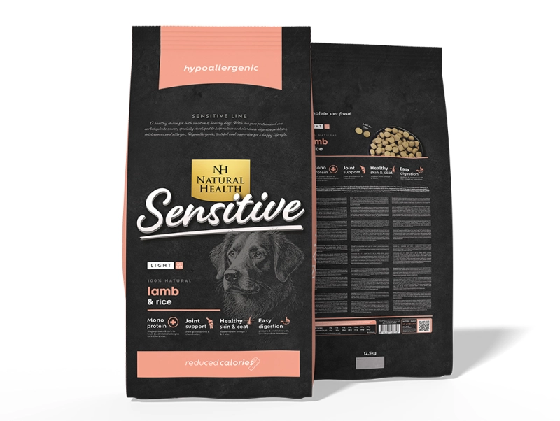 Natural Health hondenvoer Lam Reduced Calorie 12,5 kg