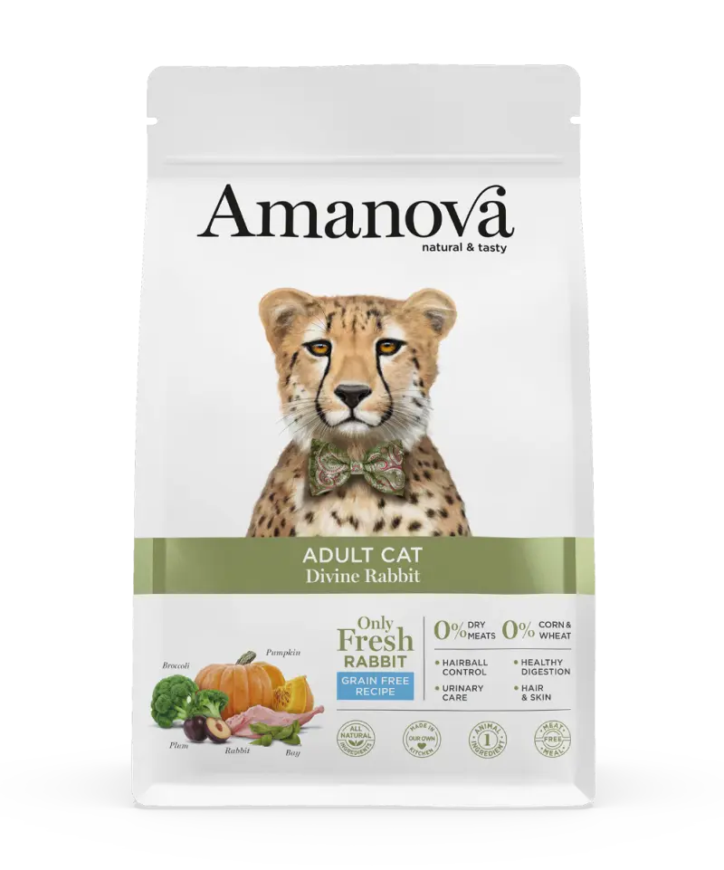 Amanova Cat Adult Divine Rabbit Grain Free 1,5 kg