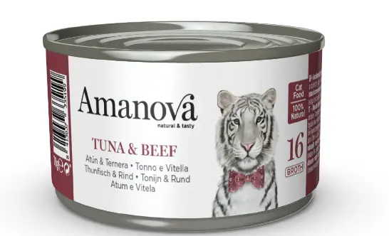 Amanova Cat Adult Tuna & Beef Can 70 gram