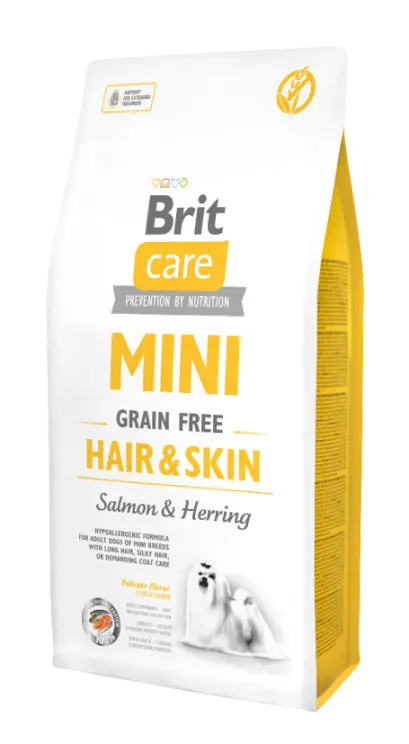 Brit Care Grainfree Mini Hair & Skin Salmon & Herring 7 kg