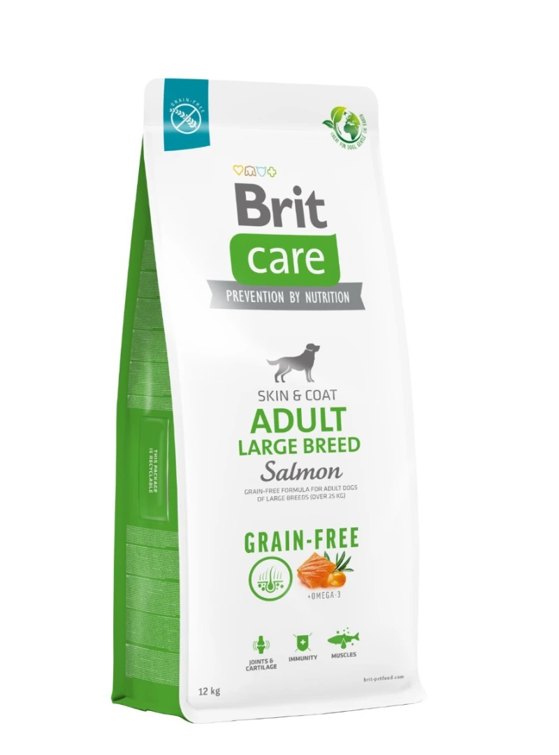 Brit Care Grain Free Adult Large Breed Salmon & Potato 12 kg