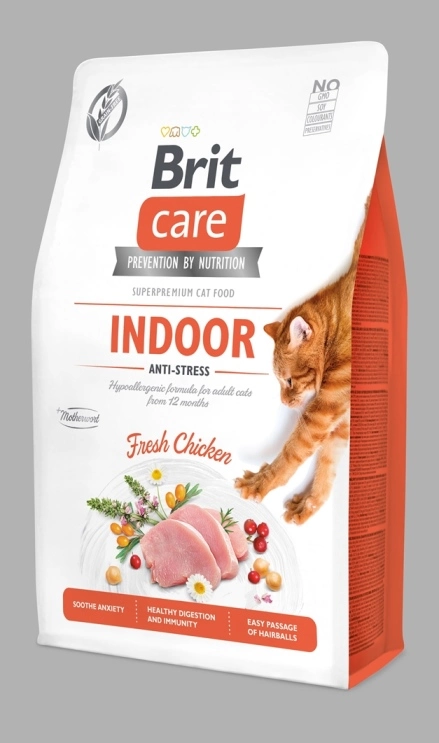 Brit Care Cat Grainfree Adult Indoor Anti-Stress Fresh Chicken 7 kg