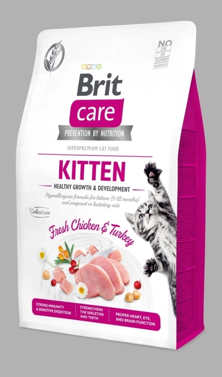 Brit Care Cat Grainfree Kitten Fresh Chicken & Turkey 2 kg