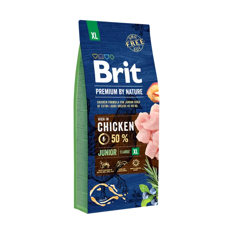 Brit Premium by Nature hondenvoer Junior XL 15 kg