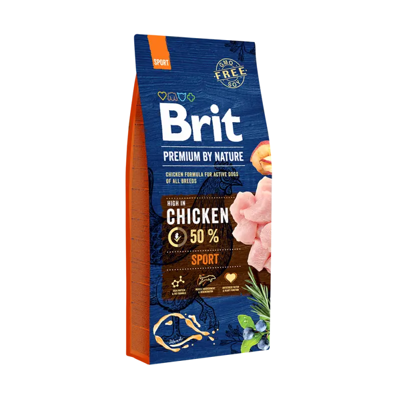 Brit Premium by Nature hondenvoer Sport 15 kg
