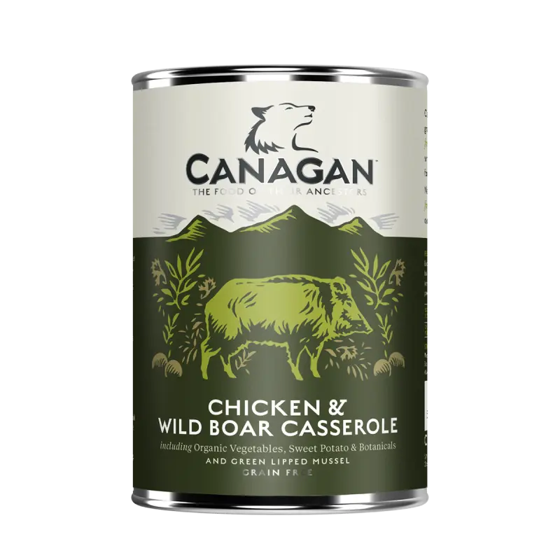 Canagan Chicken & Wild Boar Casserole natvoer 400 gram
