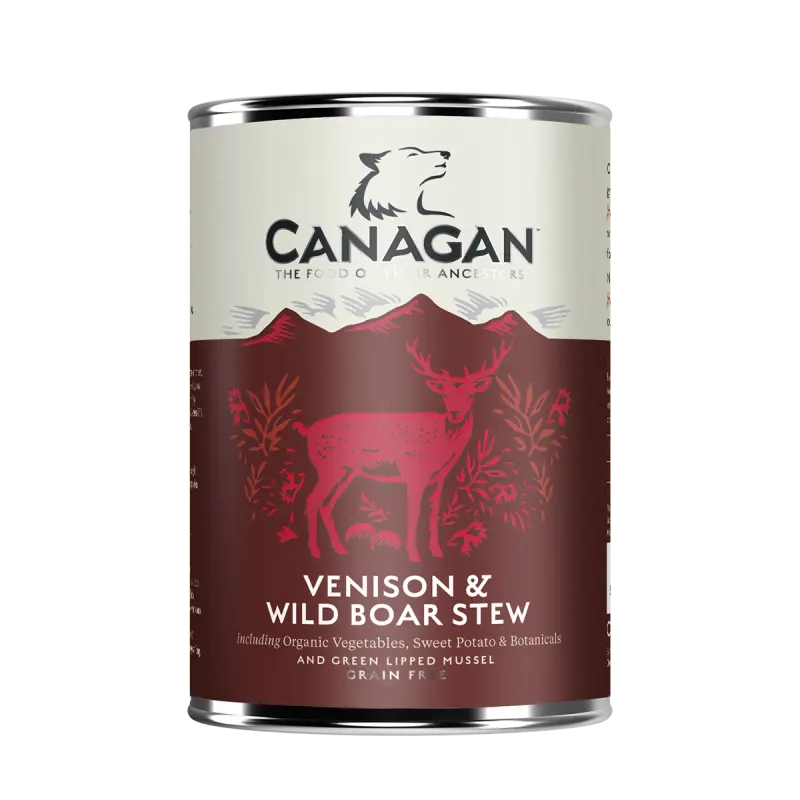 Canagan Venison & Wild Boar Stew natvoer 395 gram