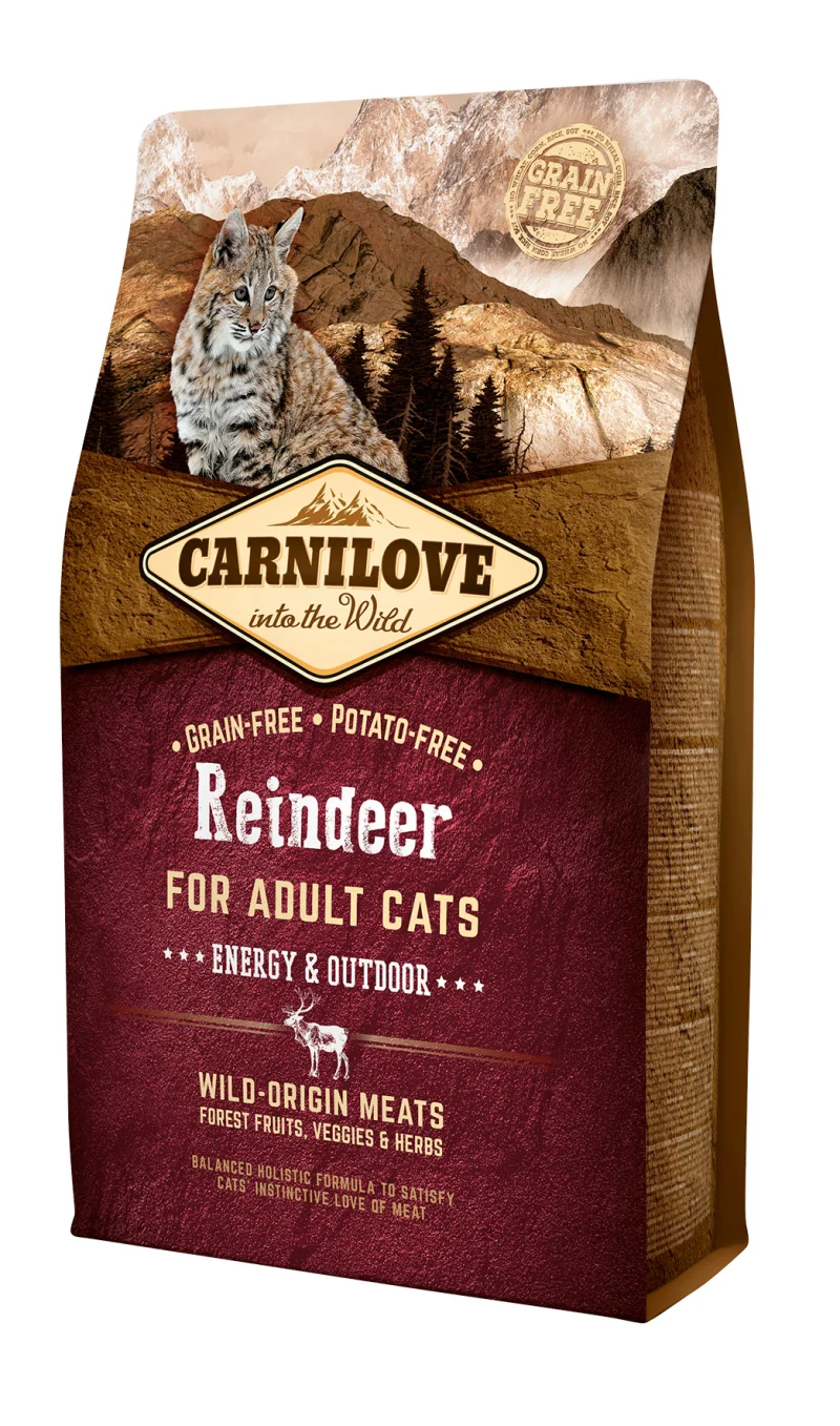 Carnilove Cat Grain Free Reindeer Adult Outdoor 6 kg